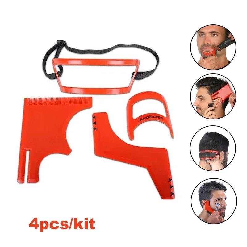 Men'S Grooming Scissors - 2/4 szt. Grzebienie do brody męskiej