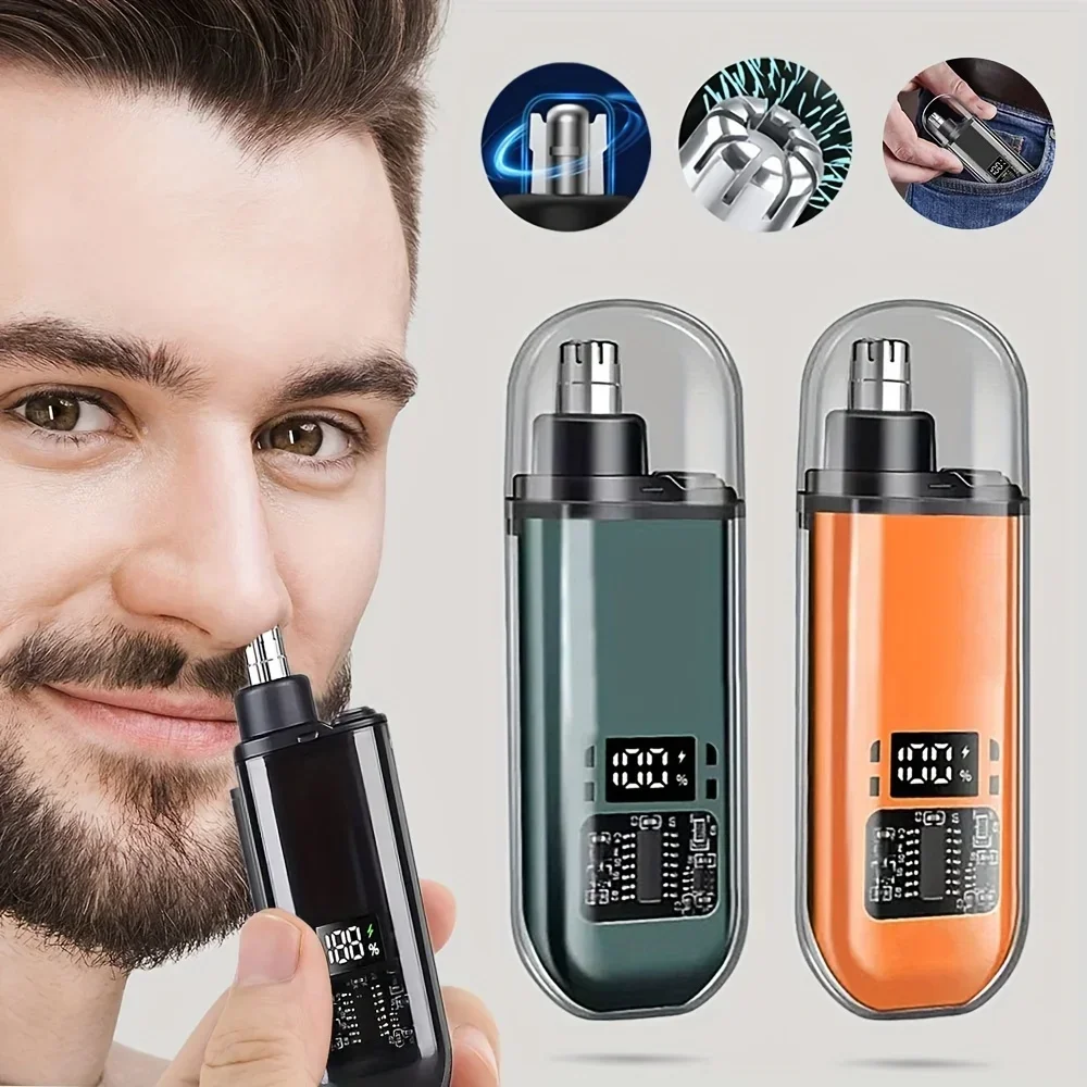 Men'S Grooming Scissors - Trymer do nosa i uszu, ładowany