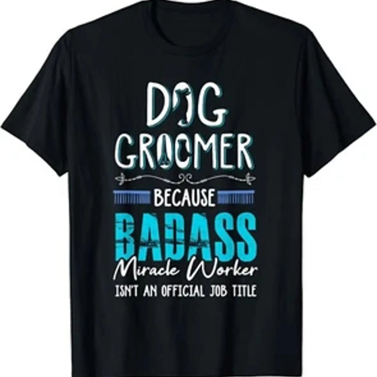 Men Grooming Quotes Short - Zabawna koszulka dla groomera psów z