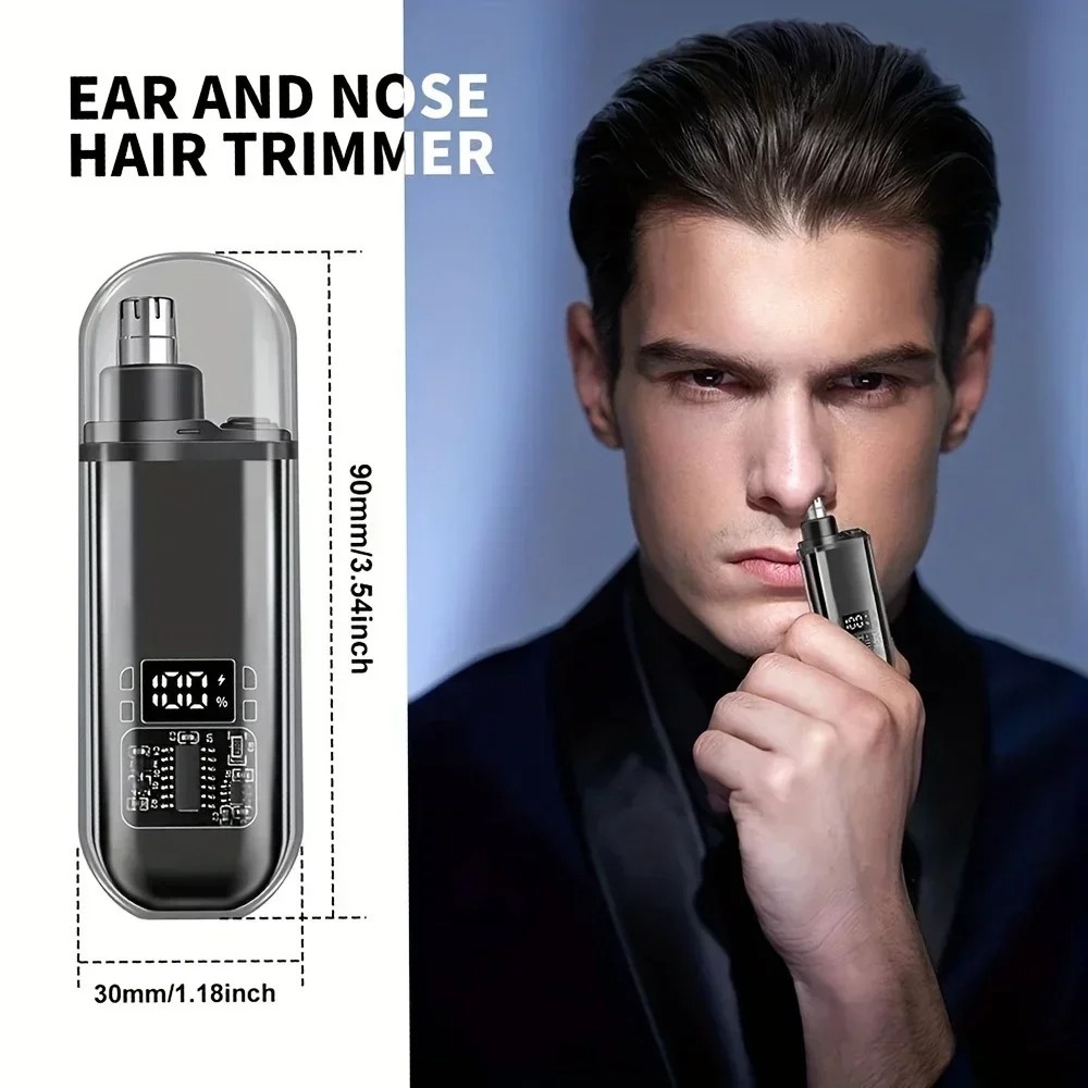 Men'S Grooming Nose Hair Trimmer - Elektryczny trymer do nosa i uszu,