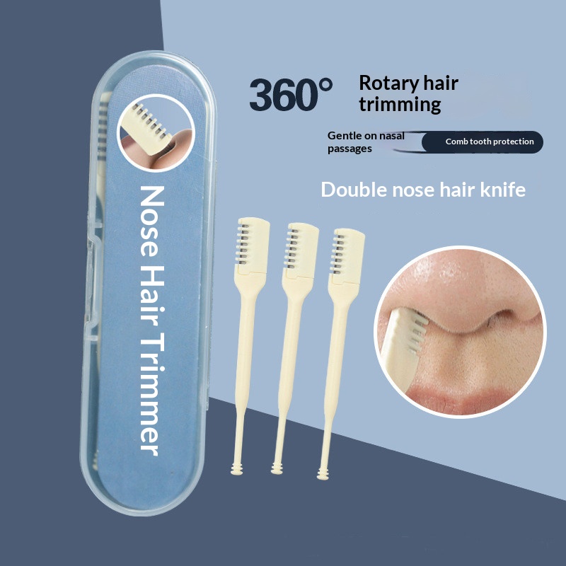 Men'S Grooming Nose Hair Trimmer - Dwustronny ręczny trymer do nosa 360