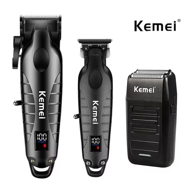 Men'S Grooming Scissors - Zestaw do strzyżenia włosów Kemei dla