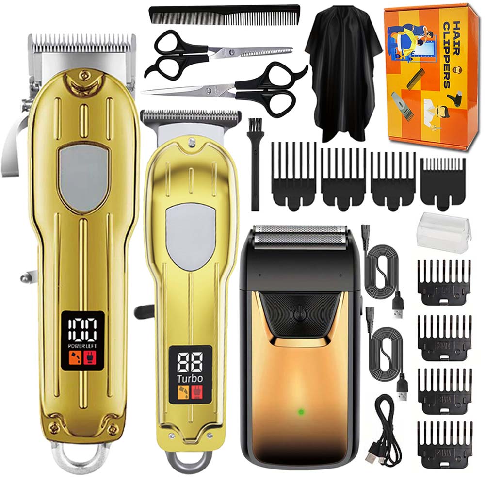 Mens Grooming Kit Gift Set - Profesjonalny zestaw do strzyżenia włosów 3