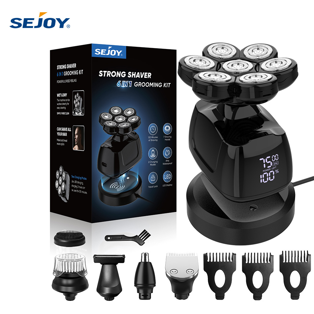Men'S Grooming Nose Hair Trimmer - SEJOY Wielofunkcyjne golarki 7D dla łysych