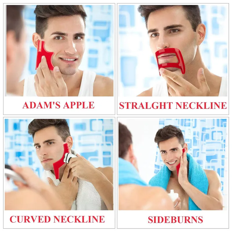 2/4 szt. Grzebienie do brody m – Men'S Grooming Scissors recenzja i cena