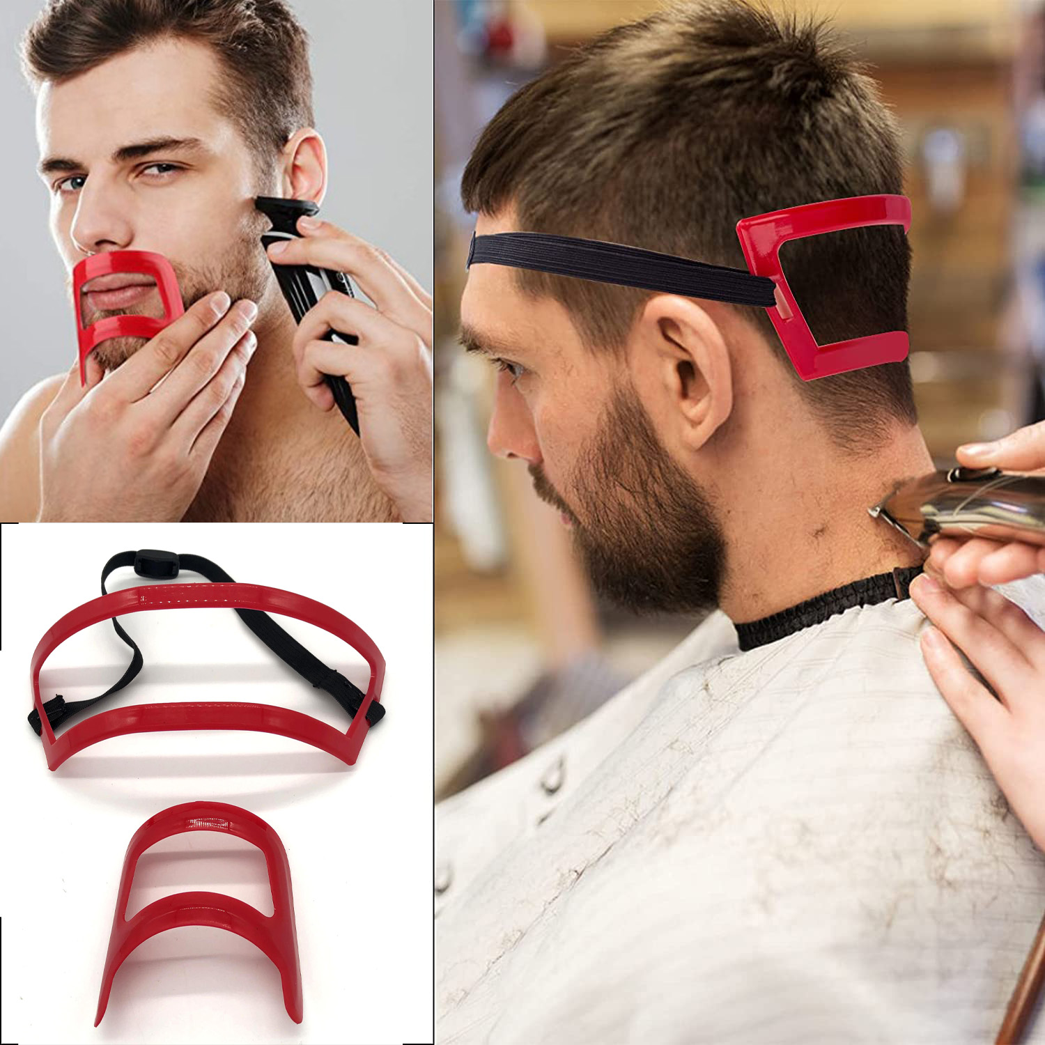 2/4 szt. Grzebienie do brody m – Men'S Grooming Scissors recenzja i cena