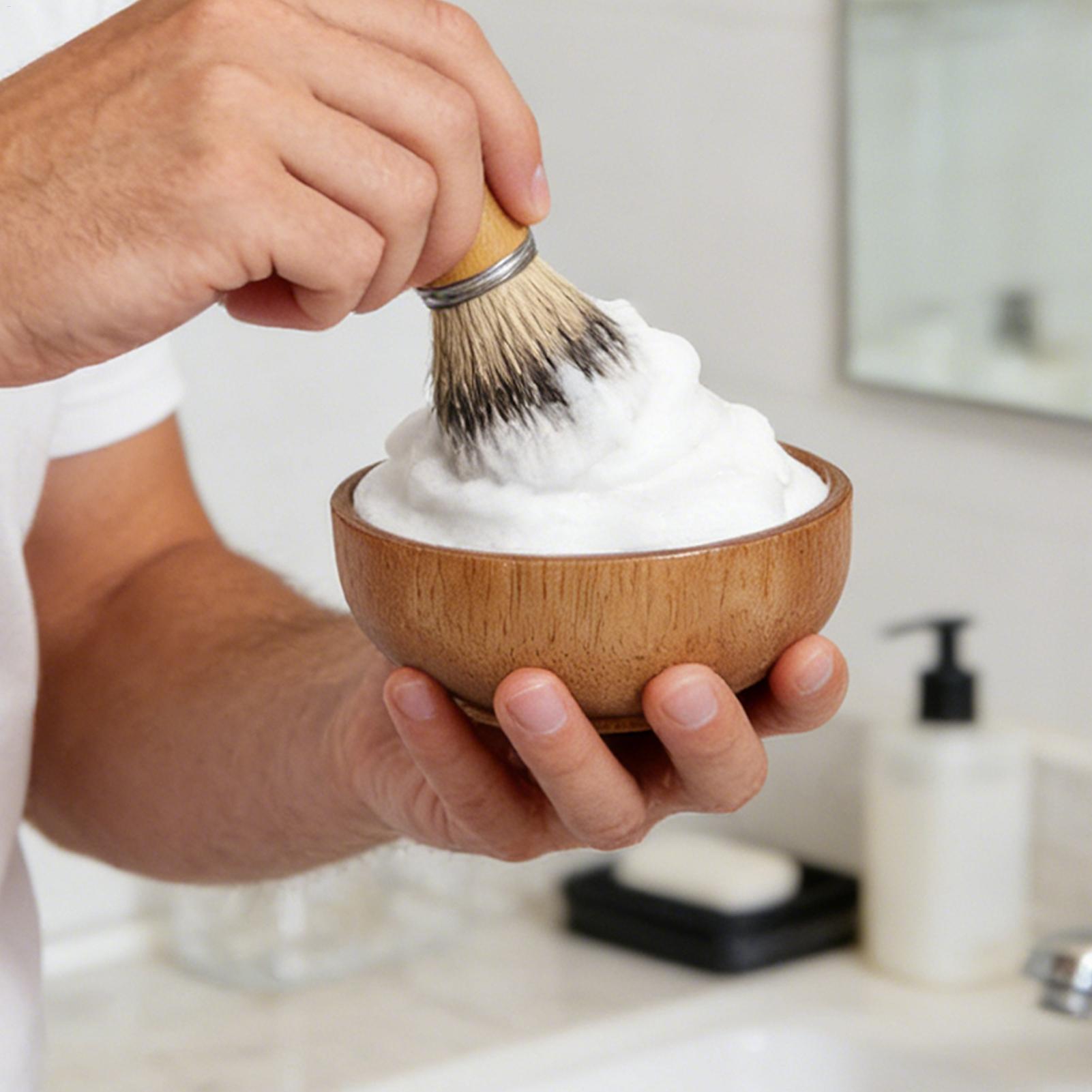 Drewniana miska do golenia z p – Men'S Grooming Accessories Kit recenzja i cena