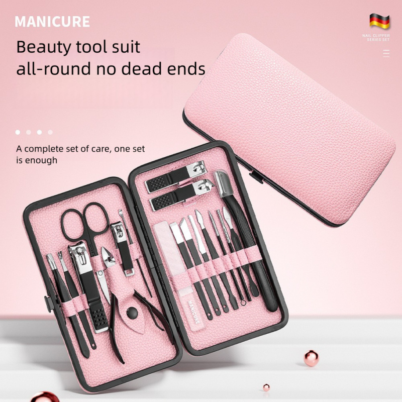 18-częściowy zestaw do manicur – Mens Grooming Kit Gift Set recenzja i cena