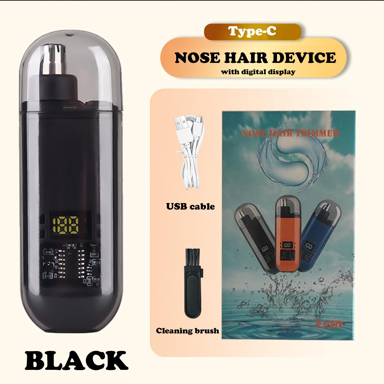 Trymer do nosa i uszu, ładowan – Men'S Grooming Scissors recenzja i cena