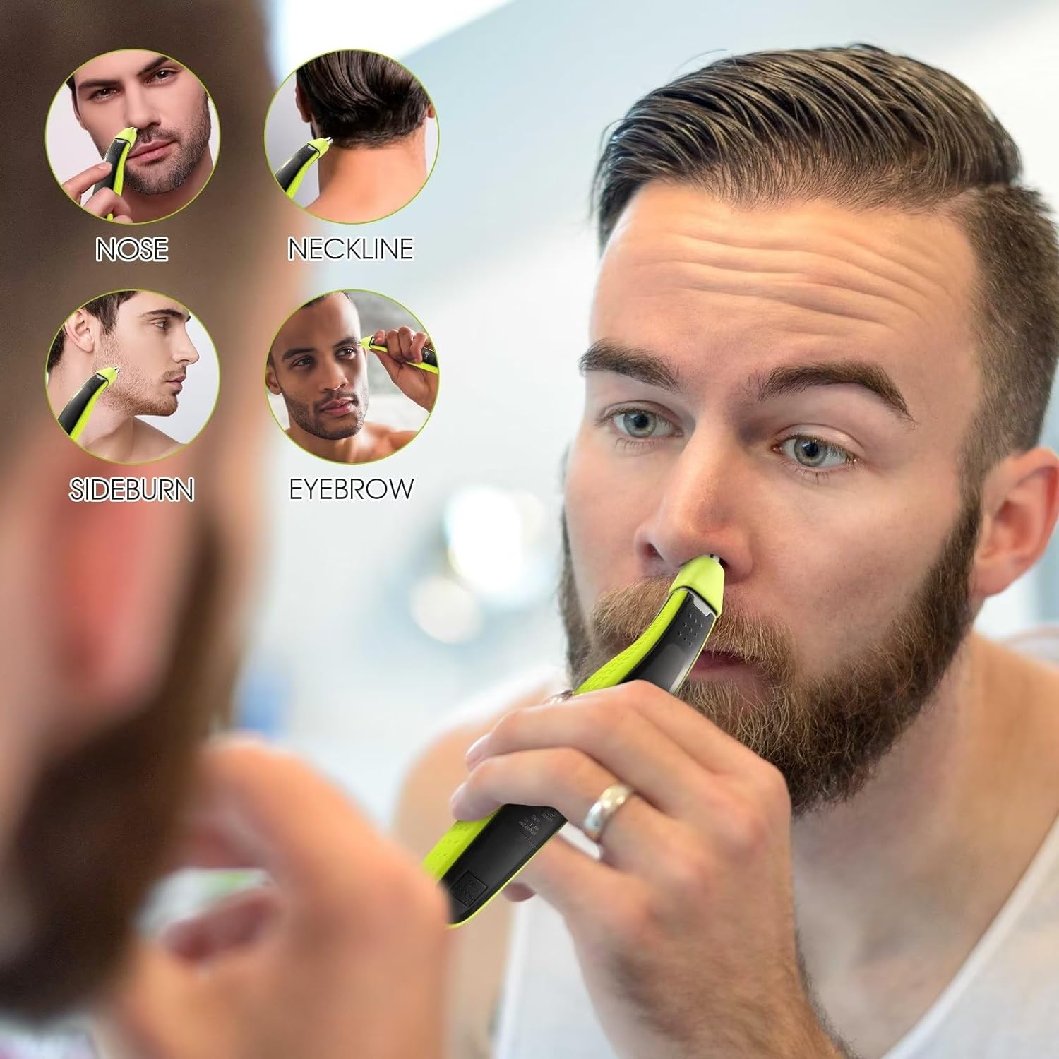 YUKU Trymer do włosów w nosie  – Men'S Grooming Scissors recenzja i cena
