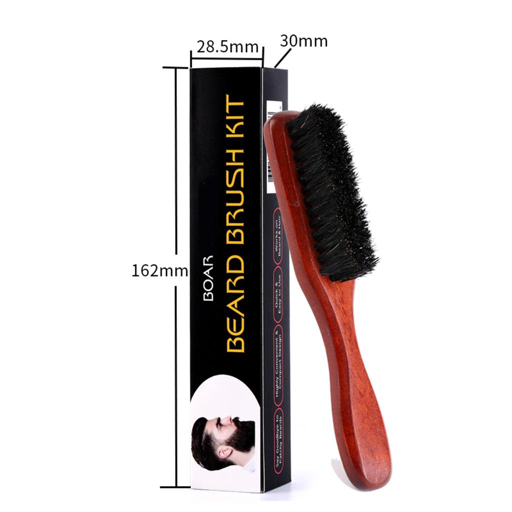 Szczotka do brody z drewnianą  – Men'S Grooming Accessories Kit recenzja i cena