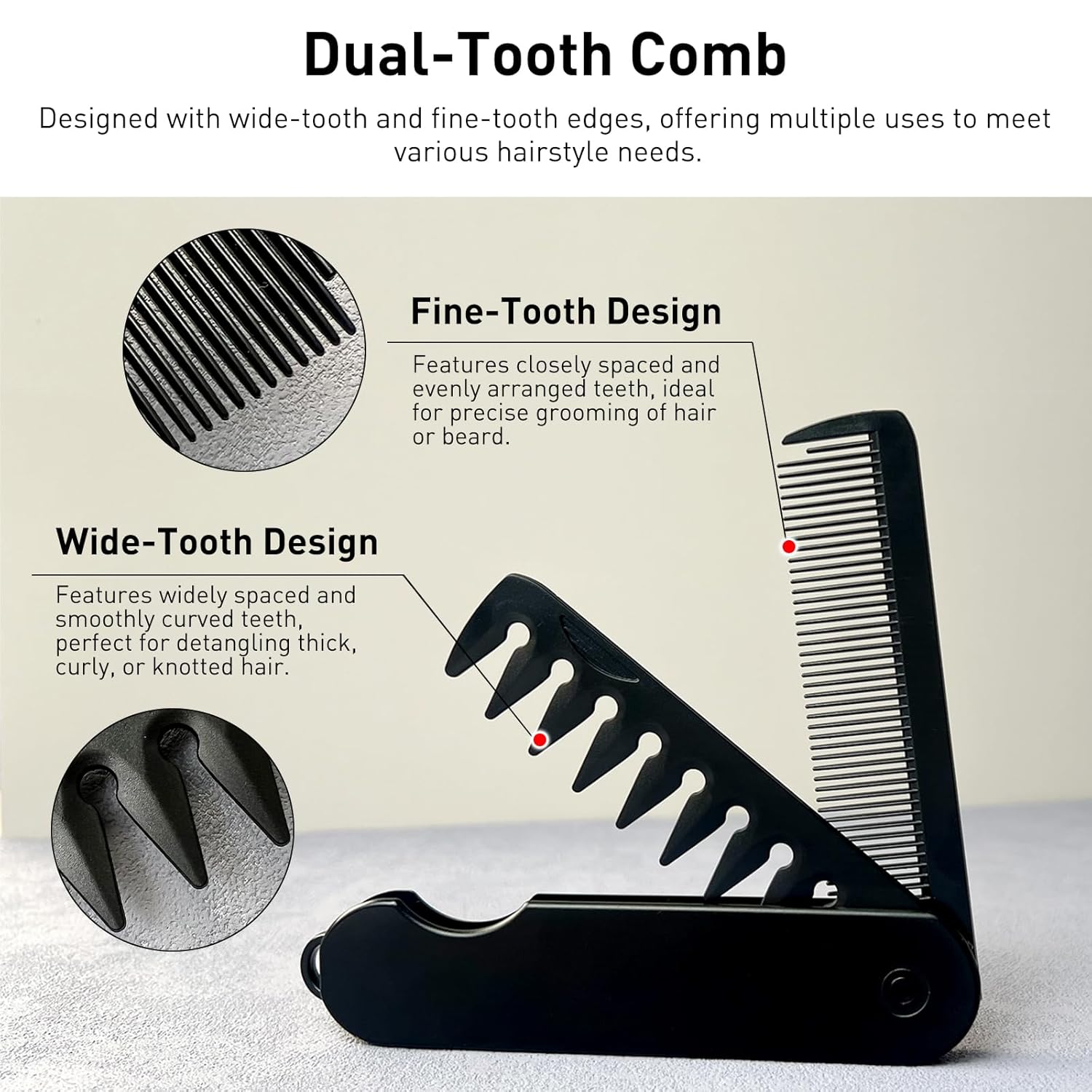 Męski składany grzebień kieszo – Men'S Grooming Accessories Kit recenzja i cena