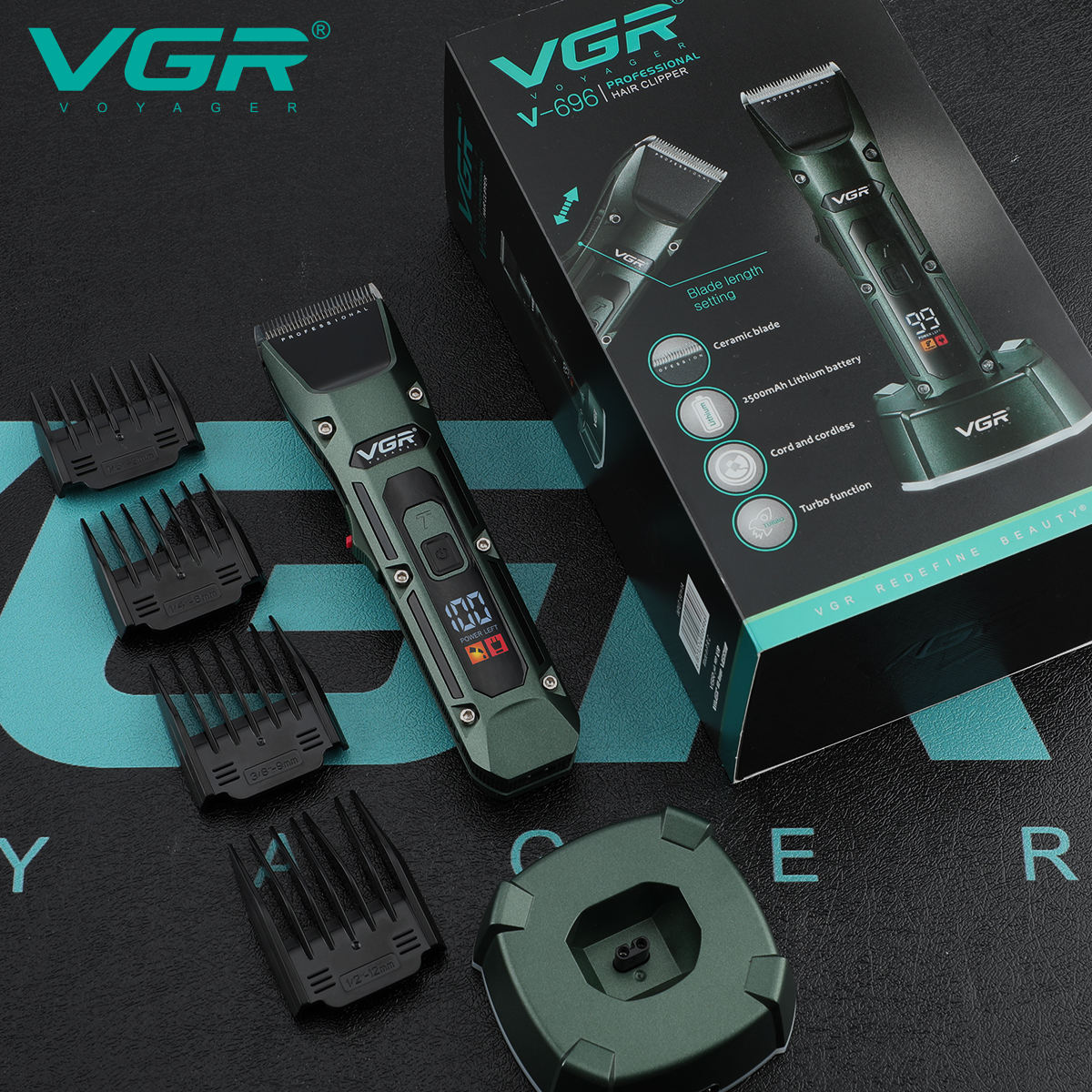 VGR V-696 nowy metalowy popula – Men'S Grooming Scissors recenzja i cena